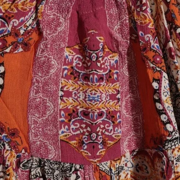 NWT Free People Count Me In Trapeze Tunic Floral Combo - Picture 2 of 11